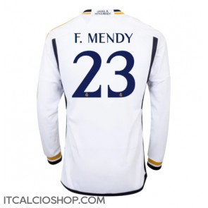 Real Madrid Ferland Mendy #23 Prima Maglia 2023-24 Manica Lunga